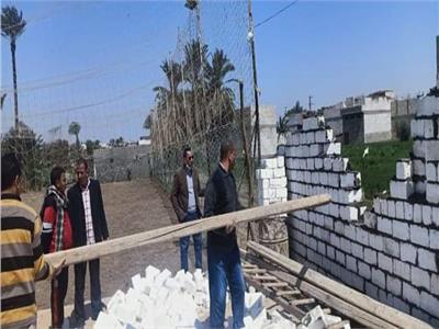 رفع 40 طن مخلفات زراعية في المنيا