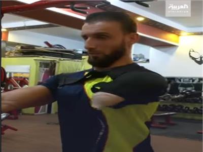 فلسطيني يتحدى الإعاقة برياضة كمال الأجسام| فيديو