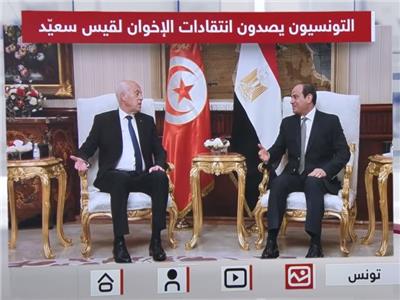 مصريون وتونسيون يصدون هجوم الإخوان على الرئيس التونسي قيس سعيد