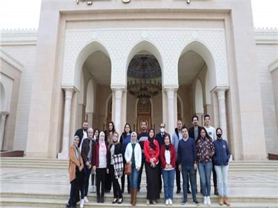طلاب جامعة عين شمس  في زياره للعاصمة الإدارية الجديدة 