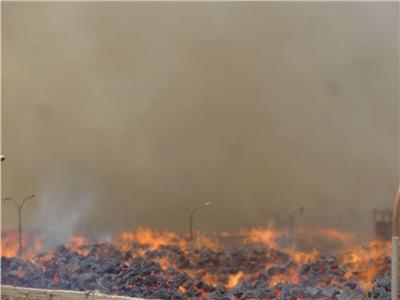 السيطرة على حريق بمصنع سكر ملوي في المنيا 