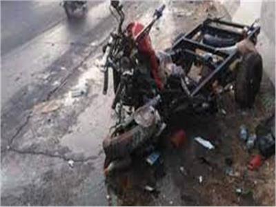 مصرع ٤ أشخاص إثر حادث على طريق رافد جمصة بالدقهلية
