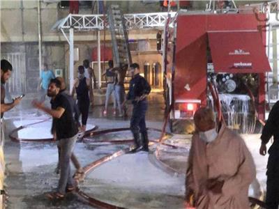 العراق: السيطرة على حريق «ابن الخطيب».. وأنباء عن وفاة 23 مصاب بكورونا