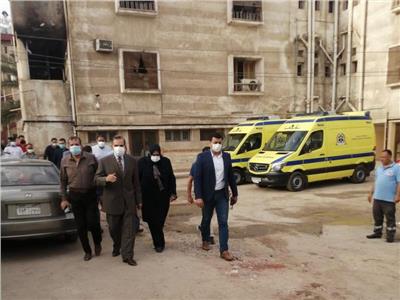 مصرع مريضين في حريق داخل العناية المركزة بمستشفى صدر كفر الشيخ 