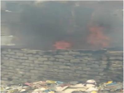 حريق بـ«أرض فضاء» مجاورة لخط السكة الحديد غرب الاسكندرية ‎