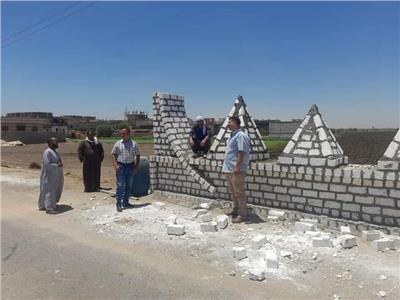 رفع٣٠ طن مخلفات بحي غرب المنيا