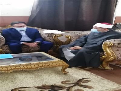 رئيس القطاع الديني بالأوقاف يستقبل السفير الكازاخستاني بالقاهرة