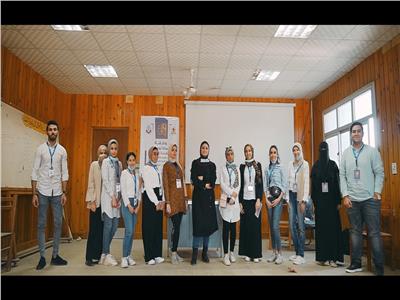 حملة توعوية لطلاب جامعة المنيا لمناهضة التحرش