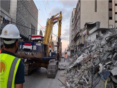 شركة «مصر سيناء» ترسل معدات وأطقم هندسية وفنية لقطاع غزة للبدء في إعادة الإعمار