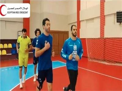 منتخب مصر لكرة اليد ينضم لحملة مليون مسعف في الهلال الأحمر المصري‎‎