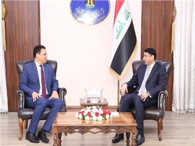  الأمين العام لمجلس الوزراء العراقى يستقبل السفير المصري الجديد
