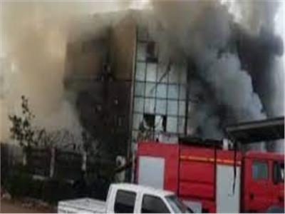 حريق هائل في مصنع «ولاعات» ببني سويف 