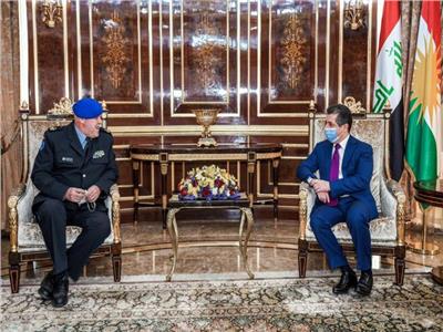 «بارزاني» ومسؤول الاتحاد الأوروبي يناقشان الاستراتيجية الأمنية بالعراق وكردستان