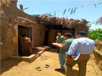 الكشف على 217 مواطنا في قافله طبية لجامعة السادات بقرية «كفر الغريب»