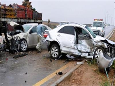 إصابة 9 أشخاص في حادث تصادم على طريق «المنصورة دمياط» 