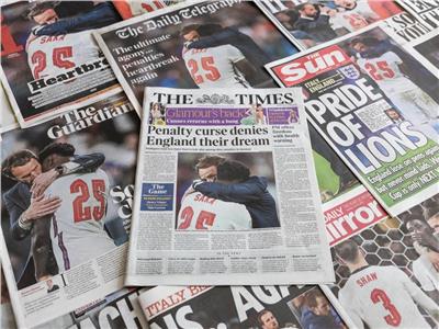 صحف إنجلترا تتحسر بعد خسارة اليورو: ركلات الترجيح تكسر أحلام الانجليز