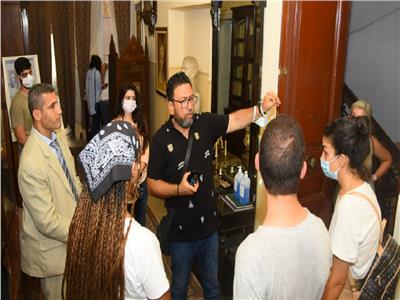 الوفد الشبابي المصري يزور المربع اليوناني ومتحف كفافيس