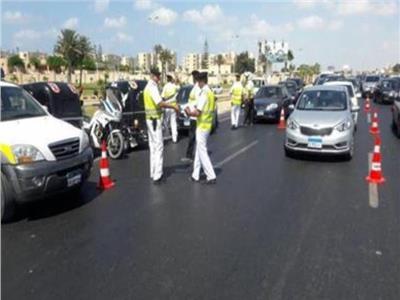 انتشار مروري بالقاهرة لرفع الأعطال وتيسير حركة الطرق