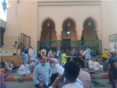 صلاة عيد الاضحى بمسجد سيدي أحمد الفولى في المنيا.. صور