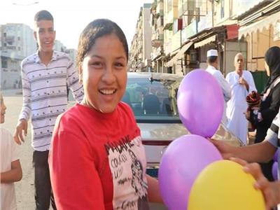 احتفالات وبالونات في شوارع وبيوت بورسعيد| صور