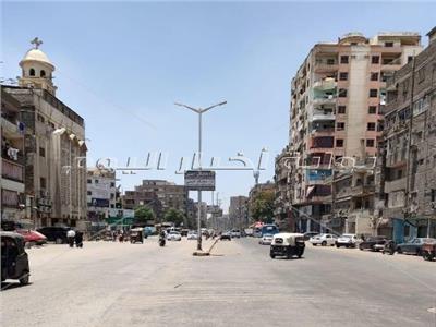 حملة إشغالات ونظافة على الشوارع الحيوية بحي شمال الجيزة