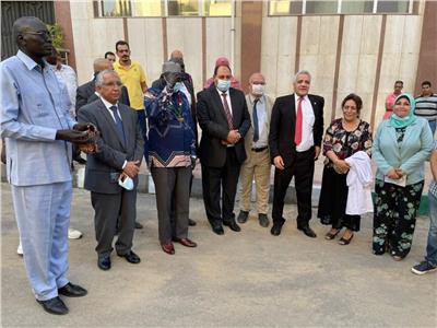 صور| وزير الثروة الحيوانية بجنوب السودان يزور معهد الأمصال واللقاحات البيطرية