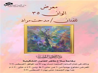 افتتاح معرض «ألوان 35» بقاعة صلاح طاهر فى الأوبرا