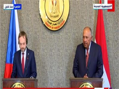 وزير خارجية التشيك يعلن انطلاق منتدى الأعمال بين مصر والتشيك