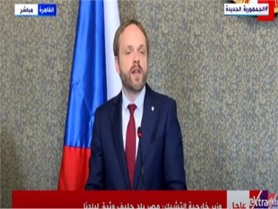 وزير خارجية التشيك: آمل أن يحدث ترابط وثيق مع رجال أعمال مصر 