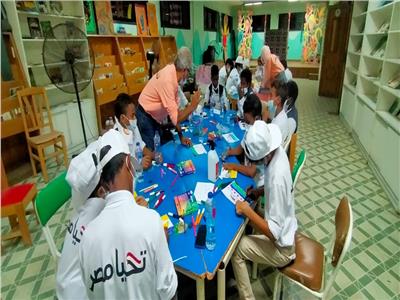 ورش تدريبية لأطفال أهل مصر في أسبوع الدمج الثقافي