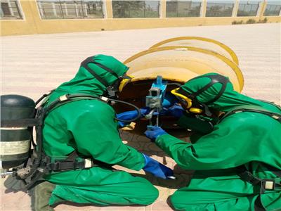 مياه أسيوط: تدريبات لفرق الطوارئ في مجال السلامة والصحة المهنية