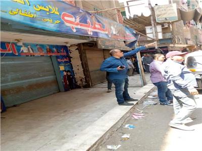 «شمال الجيزة» يشن حملة موسعة لرفع الإشغالات والباعة الجائلين وتمهيد الطرق|صور