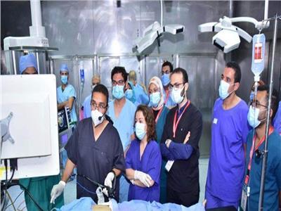 انقاذ حياة مريض بالمنظار الجاسوس بمستشفى جامعي في طنطا
