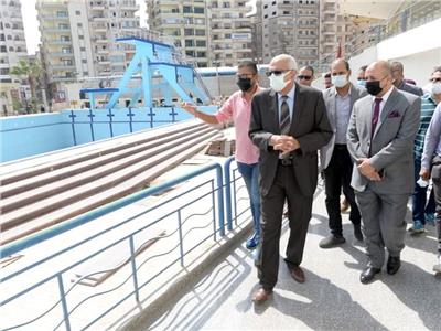 افتتاح عمليات تطوير وحدات القرية الأوليمبية بجامعة المنصورة