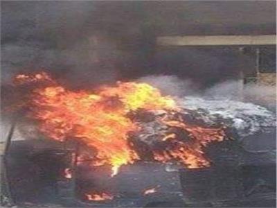 سائق «توكتوك» يُشعل النار في زميله بالمنوفية