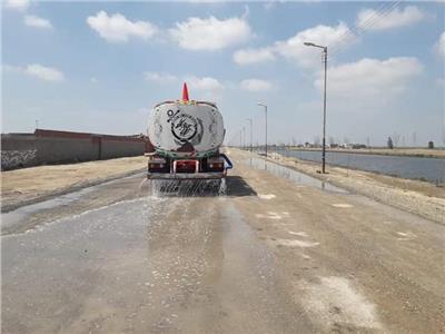 تطوير المنطقة المحيطة لمحطة رفع السلام ١ بمنطقة بحر البقر ببورسعيد