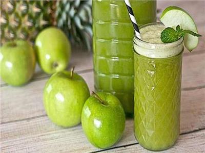 طريقة تحضير عصير التفاح الأخضر