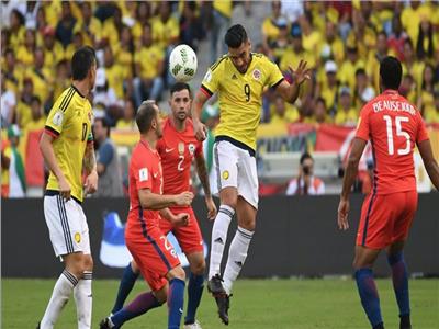 كولومبيا تتفوق على تشيلي 3-1 في تصفيات كاس العالم  