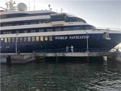 ميناء بورسعيد السياحي يستقبل 197 سائحًا من جنسيات مختلفة