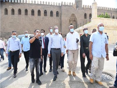 وزير السياحة يتفقد الموقف التنفيذي لترميم قلعة صلاح الدين الأيوبي 