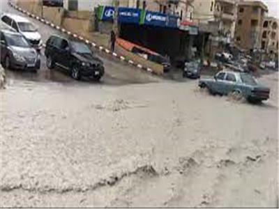 أمطار غزيرة وسيول في المناطق الجبلية شمالي لبنان