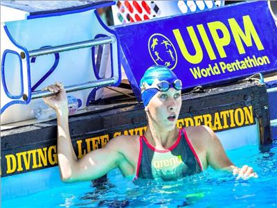 بيلاروسيا تتصدر منافسات السباحة للدور النهائي للشابات ببطولة العالم للخماسي 