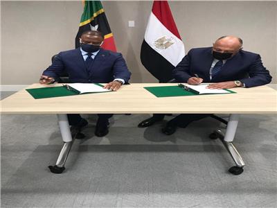 بيان مشترك بين «مصر» و «سانت كيتس ونيفيس» للإعلان عن إقامة العلاقات الدبلوماسية 