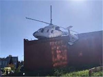 هبوط مروحية إسعاف اضطراريا فوق مستشفى بروسيا| فيديو