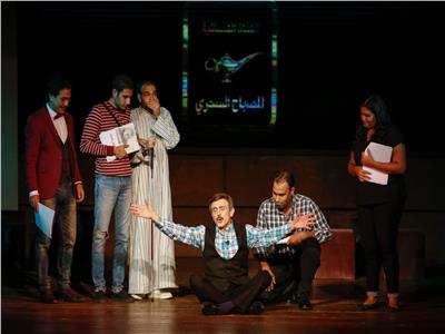 محمد صبحي يفتتح «نجوم الظهر» بمسرح مدينة سنبل | صور