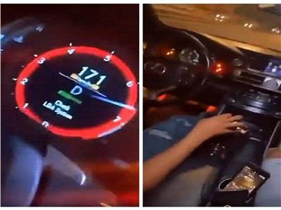 القبض على سعودية تقود السيارة بسرعة جنونية خلال تناول الطعام | فيديو