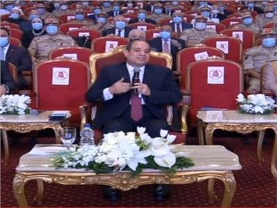 الرئيس السيسي لأهالي سيناء: «بنحاول نرد جميلكم علينا كلنا»