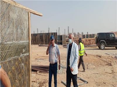 استمرار تنفيذ أعمال محطة رفع مياه شرب جديدة بمدينة بدر