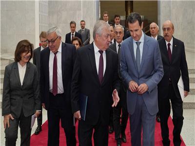 بشار الأسد يستقبل مبعوث بوتين إلى سوريا