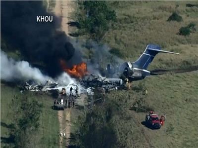 فيديو | حريق هائل بطائرة ركاب أمريكية